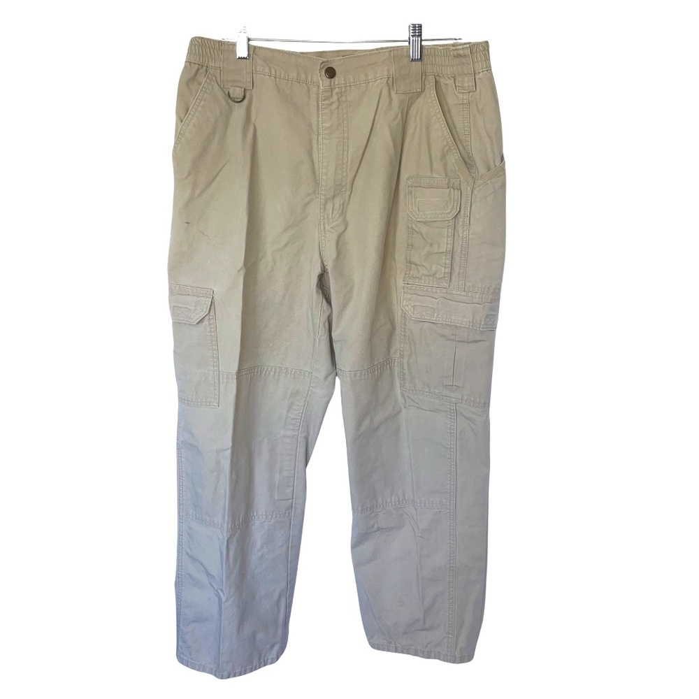 5.11Tactical Military Work Cargo Fire EMT Khaki Cotton Straight Leg Pants 36X30